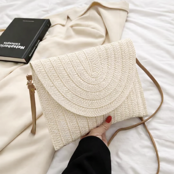 Straw Crossbody Bag