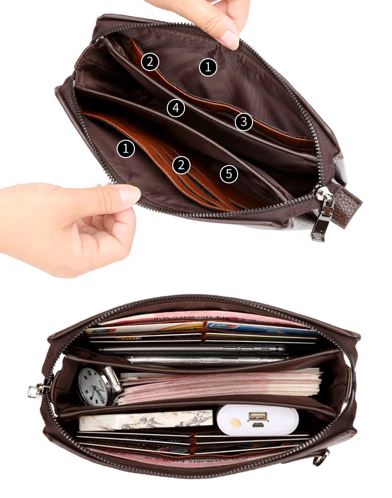 Leather Clutch Wallet