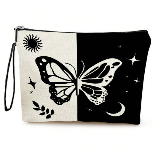 Linen Cosmetic Bag