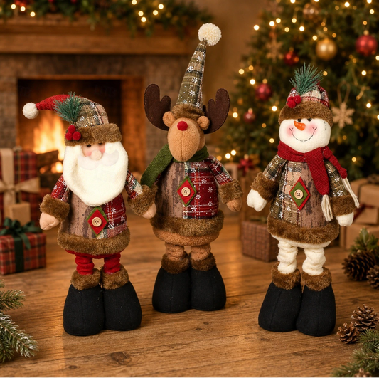 Extendable Christmas Dolls