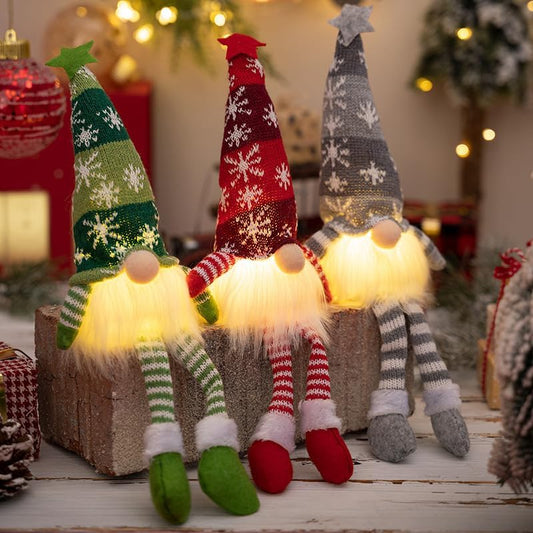 Lighting Christmas Gnomes