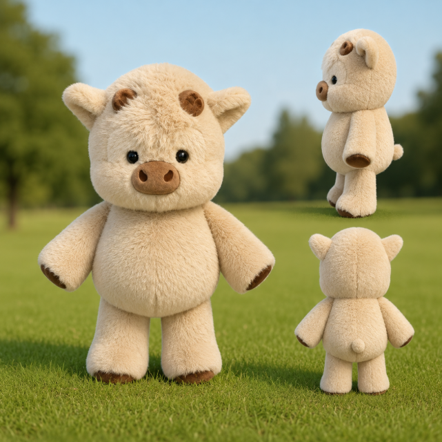 Running Cow Plush