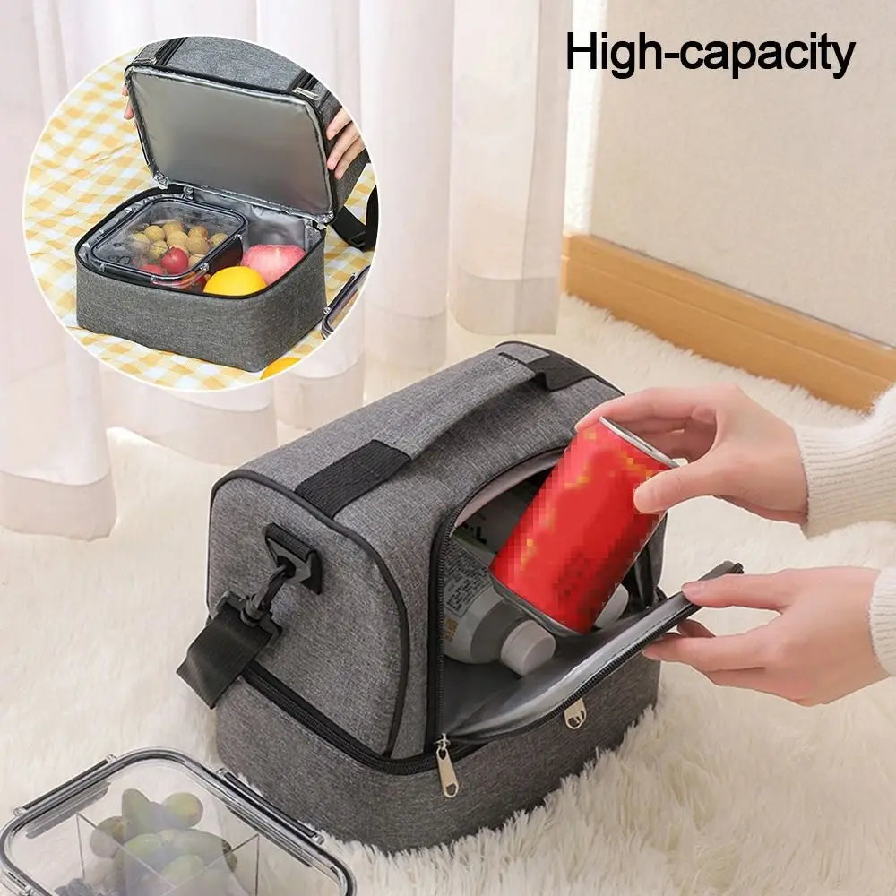 Double-layer Lunch Bag