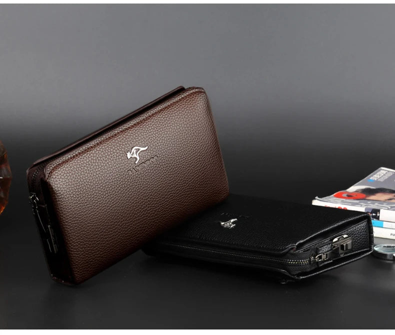 Leather Clutch Wallet