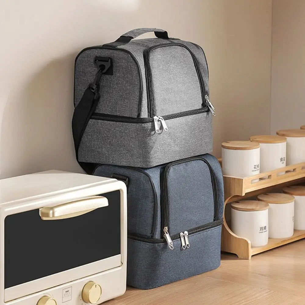 Double-layer Lunch Bag
