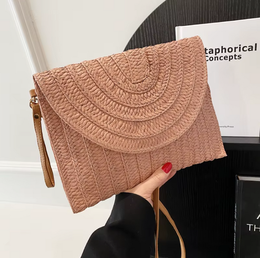 Straw Crossbody Bag