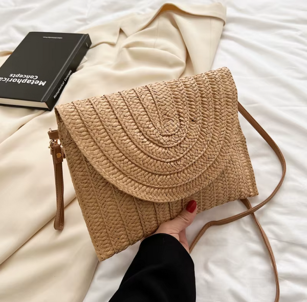 Straw Crossbody Bag