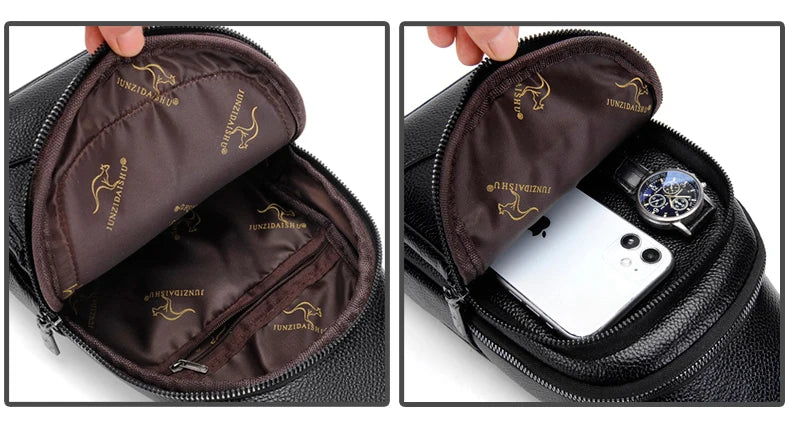 Leather Chest Bag