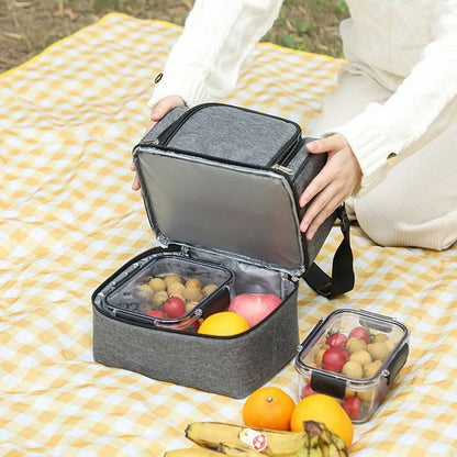 Double-layer Lunch Bag