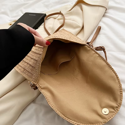Straw Crossbody Bag