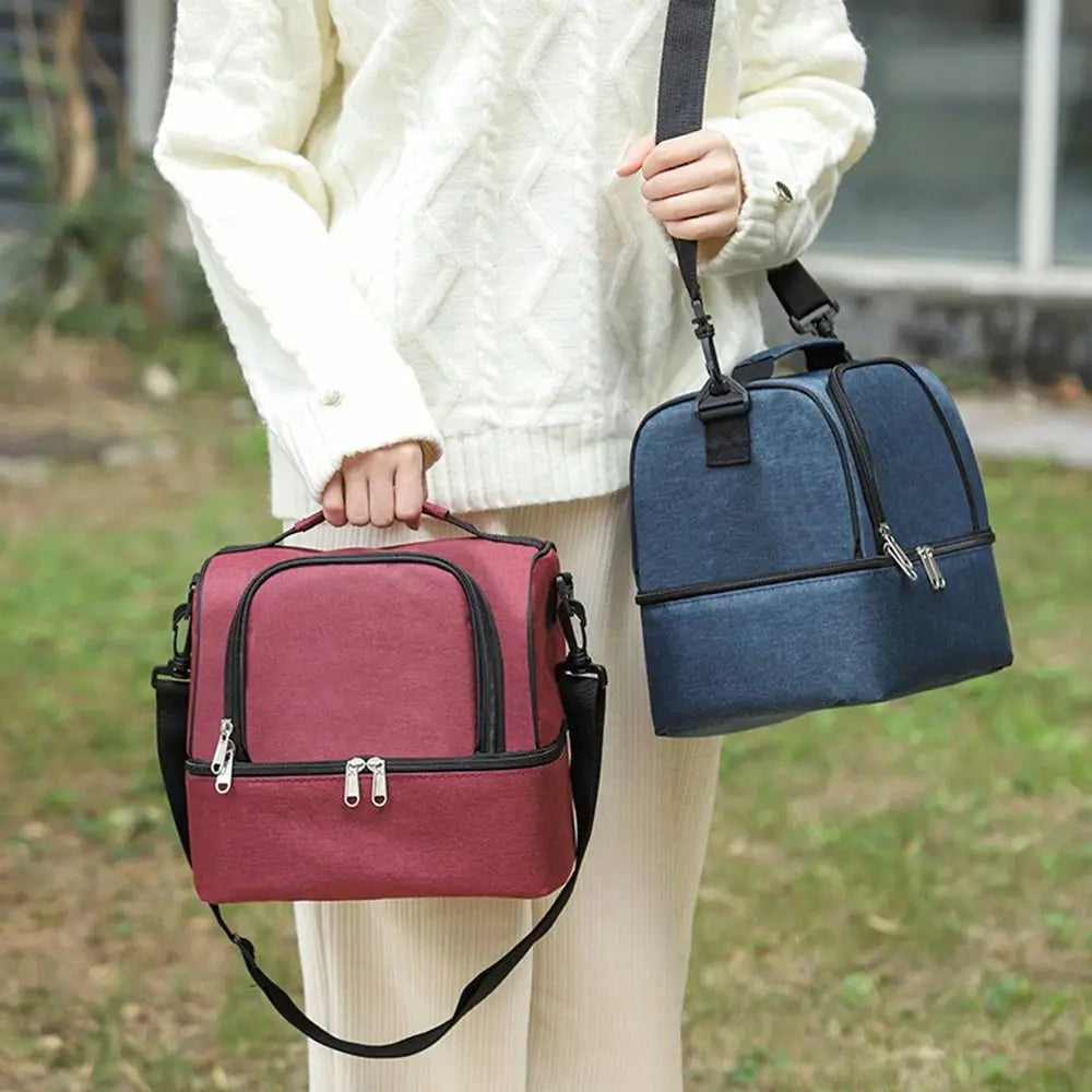 Double-layer Lunch Bag