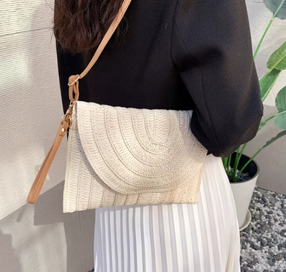 Straw Crossbody Bag